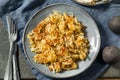 Homemade Fried Shredded Hashbrowns and Eggs Royalty Free Stock Photo