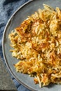 Homemade Fried Shredded Hashbrowns and Eggs Royalty Free Stock Photo