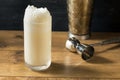 Homemade Frothy Ramos Gin Fizz Cocktail