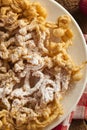 Homemade Funnel Cake with Powdered Sugar