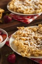 Homemade Funnel Cake with Powdered Sugar