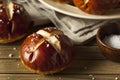 Homemade German Pretzels Rolls Royalty Free Stock Photo