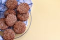 Homemade ginger coockie with sesame Royalty Free Stock Photo