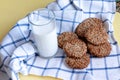 Homemade ginger coockie with sesame Royalty Free Stock Photo
