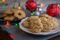 Homemade ginger and oats biscuits