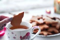 Homemade gingerbread cookies