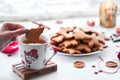 Homemade gingerbread cookies