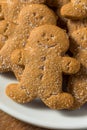 Homemade Gingerbread Men Cookies Royalty Free Stock Photo