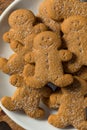 Homemade Gingerbread Men Cookies Royalty Free Stock Photo