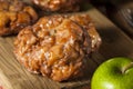 Homemade Glazed Apple Fritters Royalty Free Stock Photo