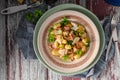 Homemade gnocchi with parmesan chicken