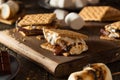 Homemade Gooey S'mores with Chocolate