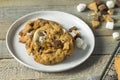 Homemade Gooey Smores Cookies Royalty Free Stock Photo