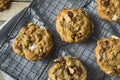 Homemade Gooey Smores Cookies Royalty Free Stock Photo