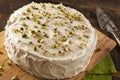 Homemade Gourmet Pistachio Cake