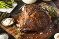 Homemade Grass Fed Prime Rib Roast Royalty Free Stock Photo