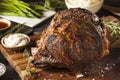 Homemade Grass Fed Prime Rib Roast Royalty Free Stock Photo