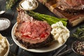 Homemade Grass Fed Prime Rib Roast Royalty Free Stock Photo