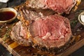 Homemade Grass Fed Prime Rib Roast Royalty Free Stock Photo