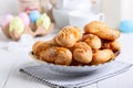 Homemade Greek Easter cookies koulourakia