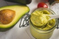 Green Avocado Spread in Jar