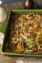 Homemade Green Bean Casserole Royalty Free Stock Photo