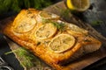 Homemade Grilled Salmon on a Cedar Plank