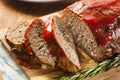 Homemade Ground Beef Meatloaf Royalty Free Stock Photo