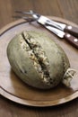 Homemade haggis, scotland food