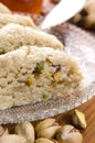 Homemade Halvah with Pistachio