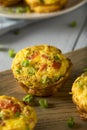 Homemade Healthy Breakfast Egg Muffins Royalty Free Stock Photo