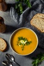 Homemade Healthy Carrot Lentil Soup