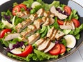 Homemade healthy chicken salad in a bowl Royalty Free Stock Photo