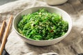 Homemade Healthy Korean Miyeok Muchim Seaweed Salad Royalty Free Stock Photo