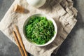 Homemade Healthy Korean Miyeok Muchim Seaweed Salad Royalty Free Stock Photo
