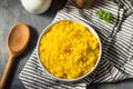 Homemade Healthy Saffron Rice Royalty Free Stock Photo