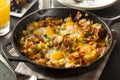 Homemade Hearty Breakfast Skillet Royalty Free Stock Photo