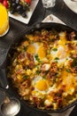 Homemade Hearty Breakfast Skillet Royalty Free Stock Photo