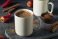 Homemade Holiday Spicy Mexican Hot Chocolate Royalty Free Stock Photo