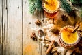 Homemade Hot Buttered Rum Royalty Free Stock Photo