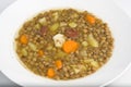 Homemade hot dish of lentils Royalty Free Stock Photo