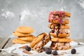 Homemade ice cream sandwich Royalty Free Stock Photo