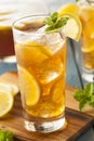 Homemade Iced Tea with Lemons