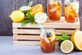 Homemade iced tea Royalty Free Stock Photo