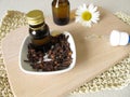 Homemade insect repellent with cloves oil Royalty Free Stock Photo