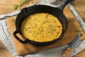 Homemade Italian Chickpea Socca Flatbread Royalty Free Stock Photo