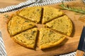 Homemade Italian Chickpea Socca Flatbread Royalty Free Stock Photo