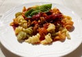 Homemade Italian colored pasta