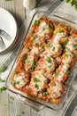 Homemade Italian Eggplant Parmesan Royalty Free Stock Photo