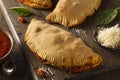 Homemade Italian Meat and Cheese Calzones